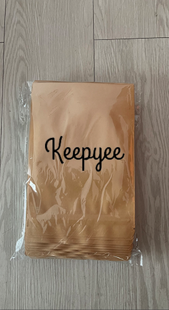 50pcs Keepyee kraft paper pouch with zipper