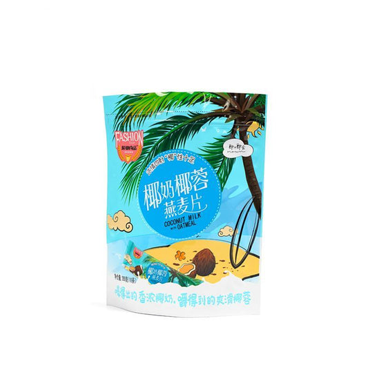 coconut oatmeal bags snacks pouch