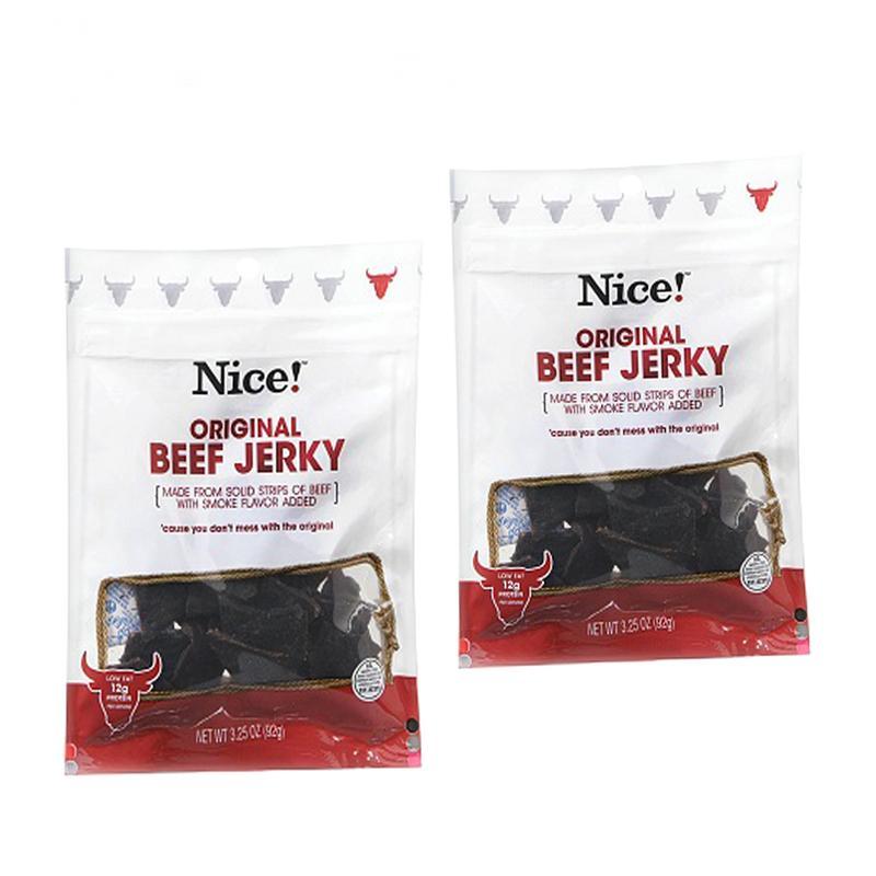 beef jerky packaging snack pouch