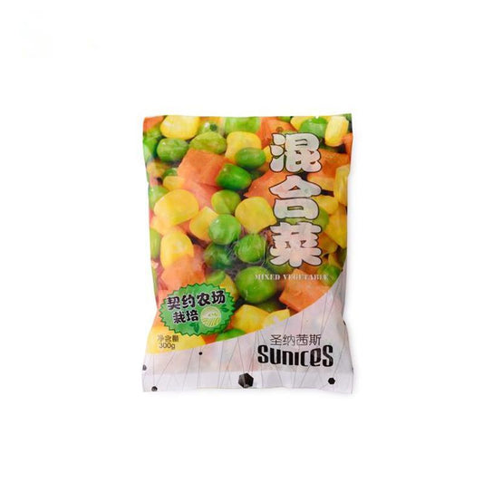 Frozen vegetable pouch snacks packaging